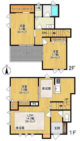 リンジュドゥプリムの物件間取画像